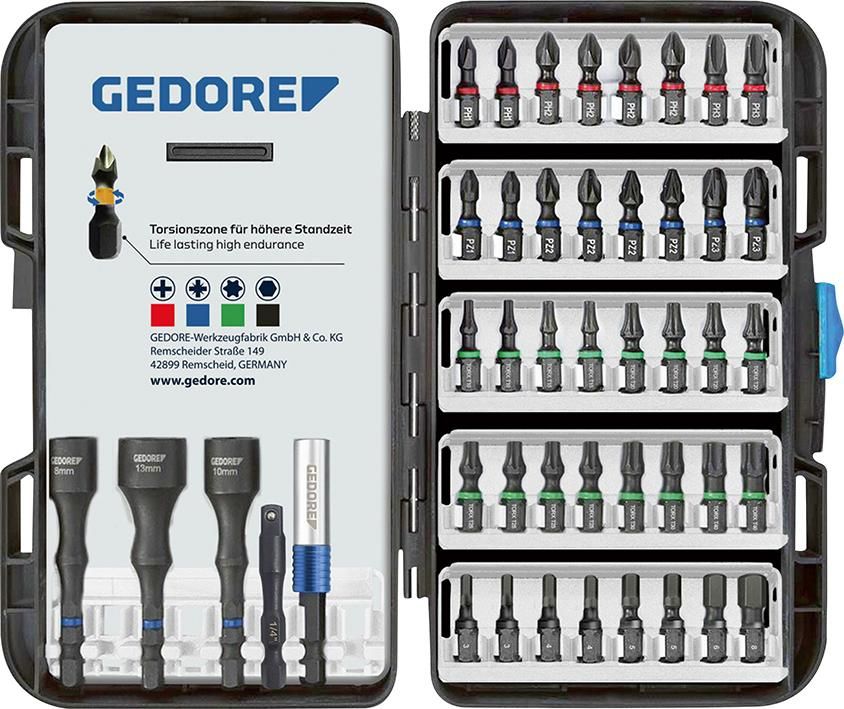 Bit-Satz 45-teilig Torsion Gedore