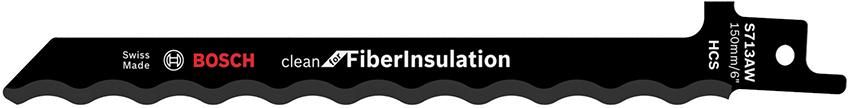 Säbelsägeblatt S 713 AW Bosch VE à 2 Stück Clean f Fibre Insulation