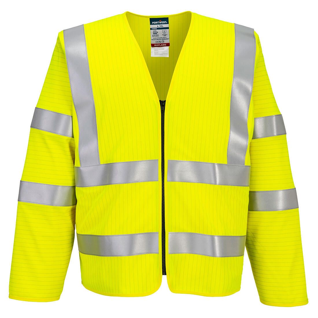 Portwest FR616 Warnschutz-Weste, Gelb, Gr. L/XL