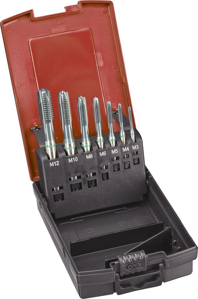 Maschinengewindebohrer SUPRA DIN376 HSSE-PM Typ UNI 6HX Durchgangs- loch M3-M12 FORMAT GT