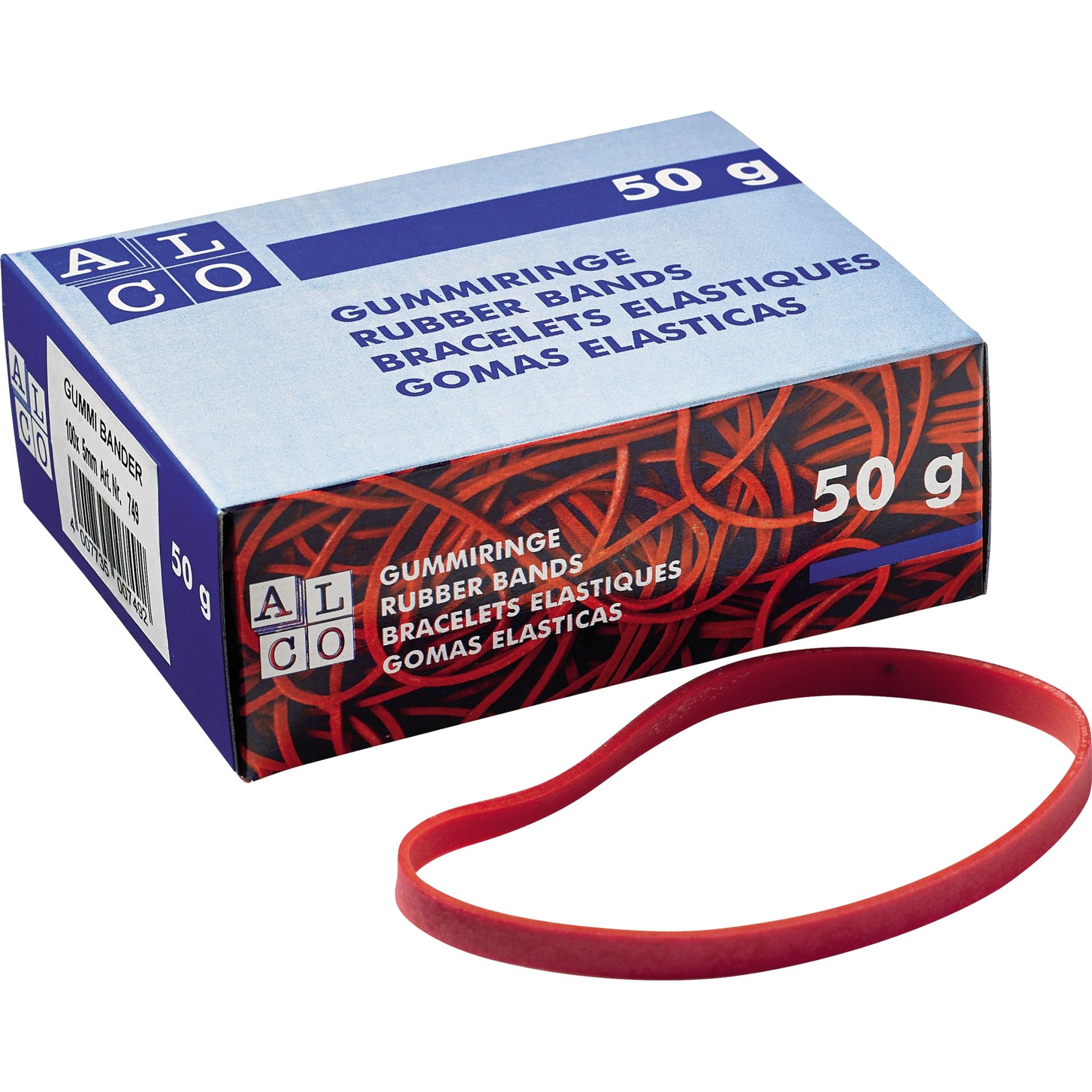 Gummiband 6x200mm rot 1000g