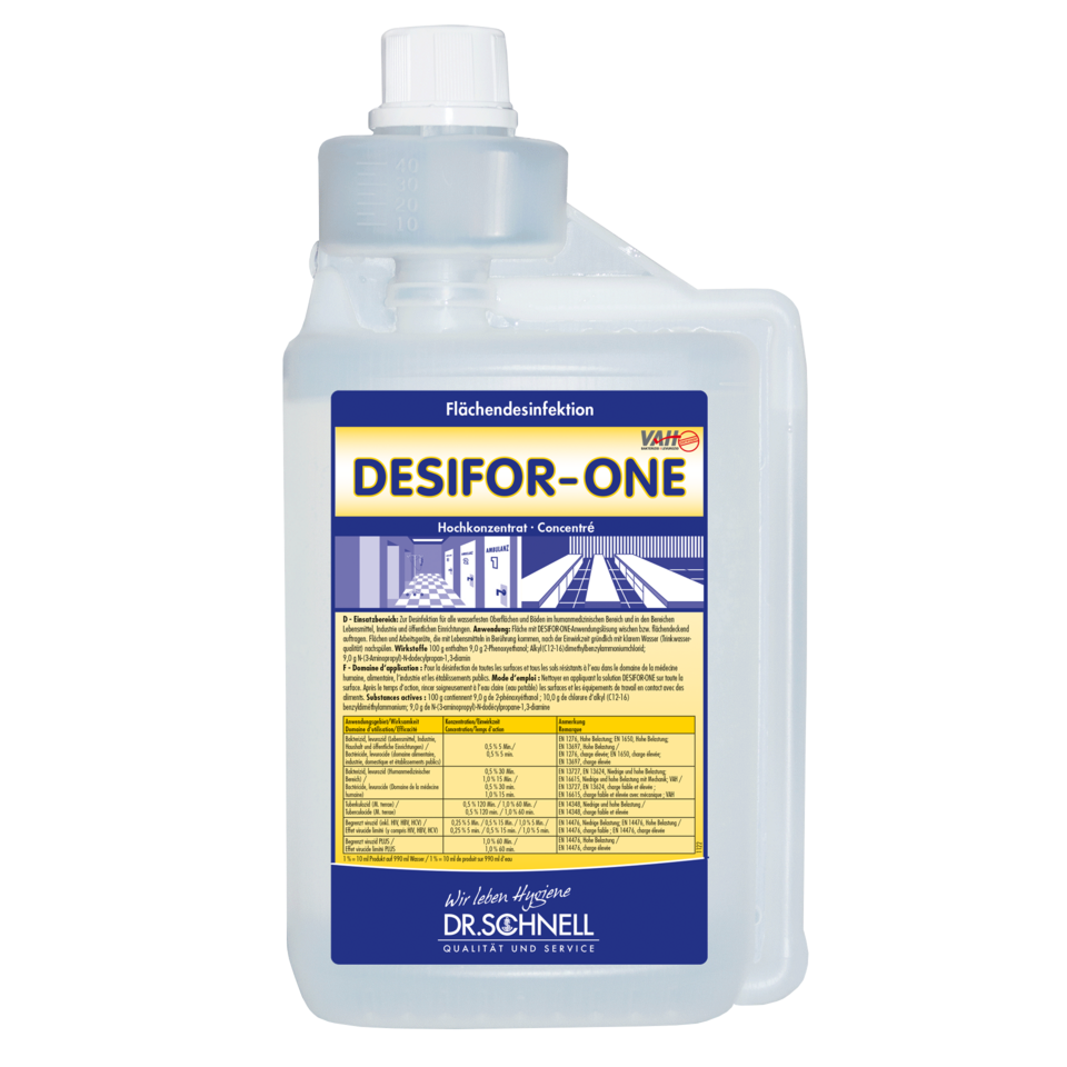 DESIFOR-ONE Flasche mit Dosiereinheit 1 Liter