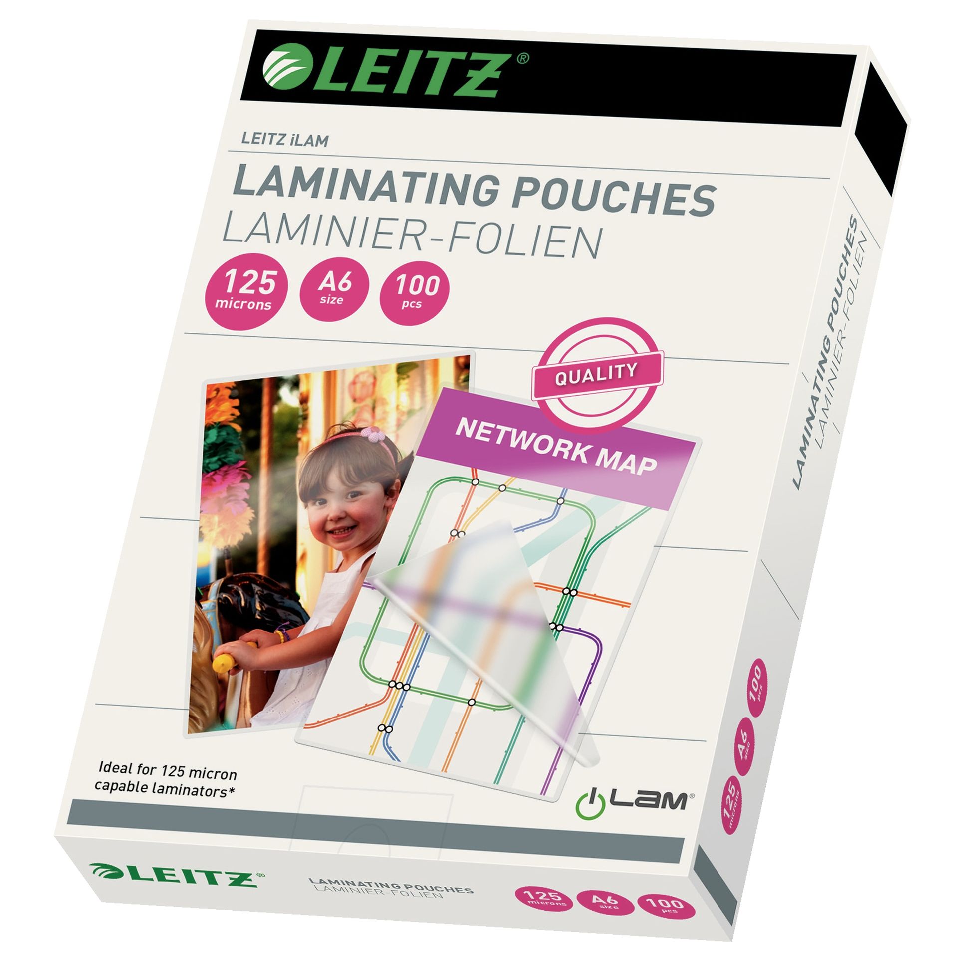 Laminierfolie DIN A6 125mic EVA 100 St./Pack.