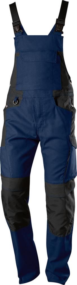Latzhose 1821-565, nachtblau/schwarz, Gr.56/58n BPlus Green