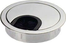 Kabeldurchlass D: 80mm Aluminiumlook,Zamak