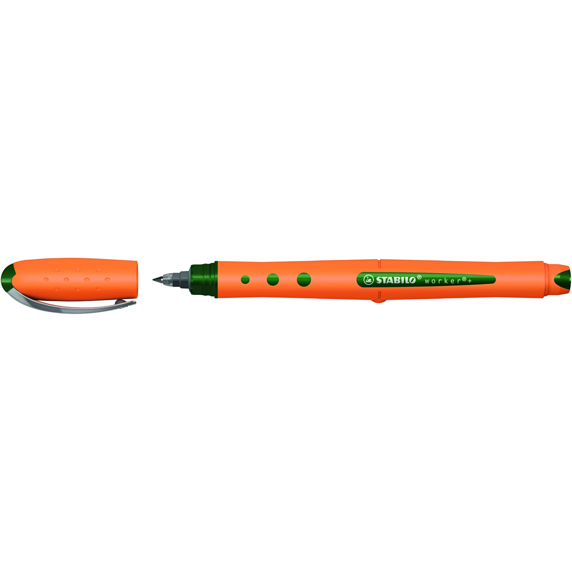 Rollerball bionic worker fine 0,3mm Kappenmodell gn