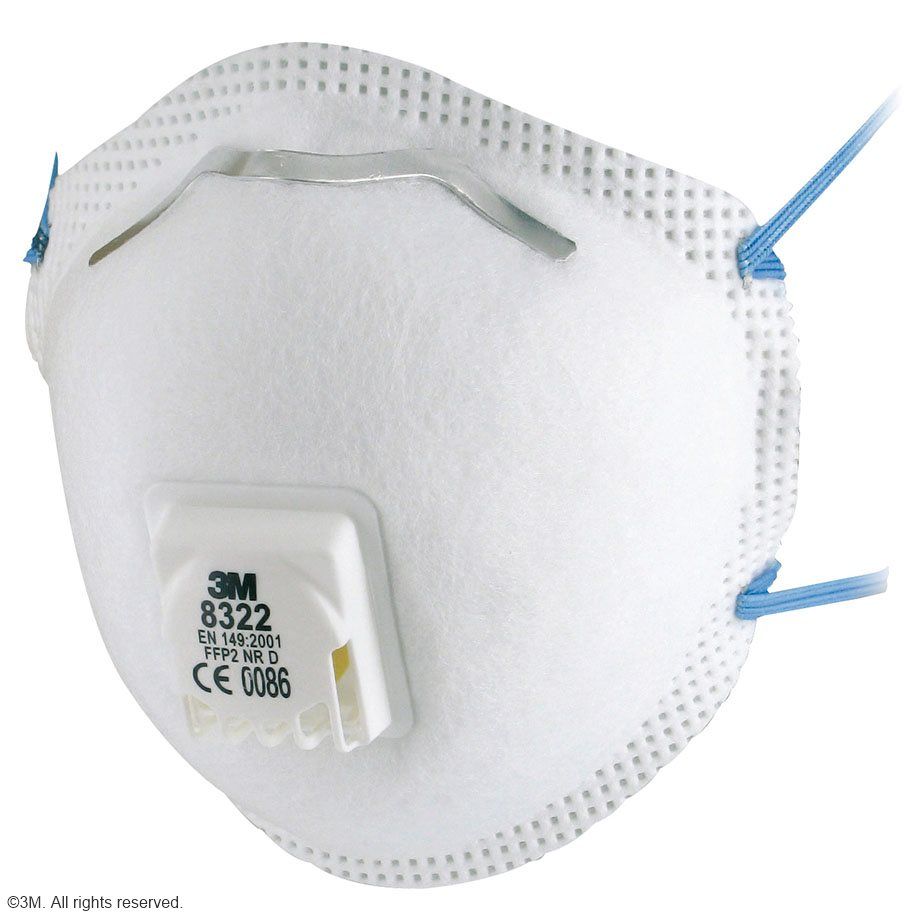 3M 8322 3M Partikelmaske FFP2 mit Ventil 8322 (8 Karton)