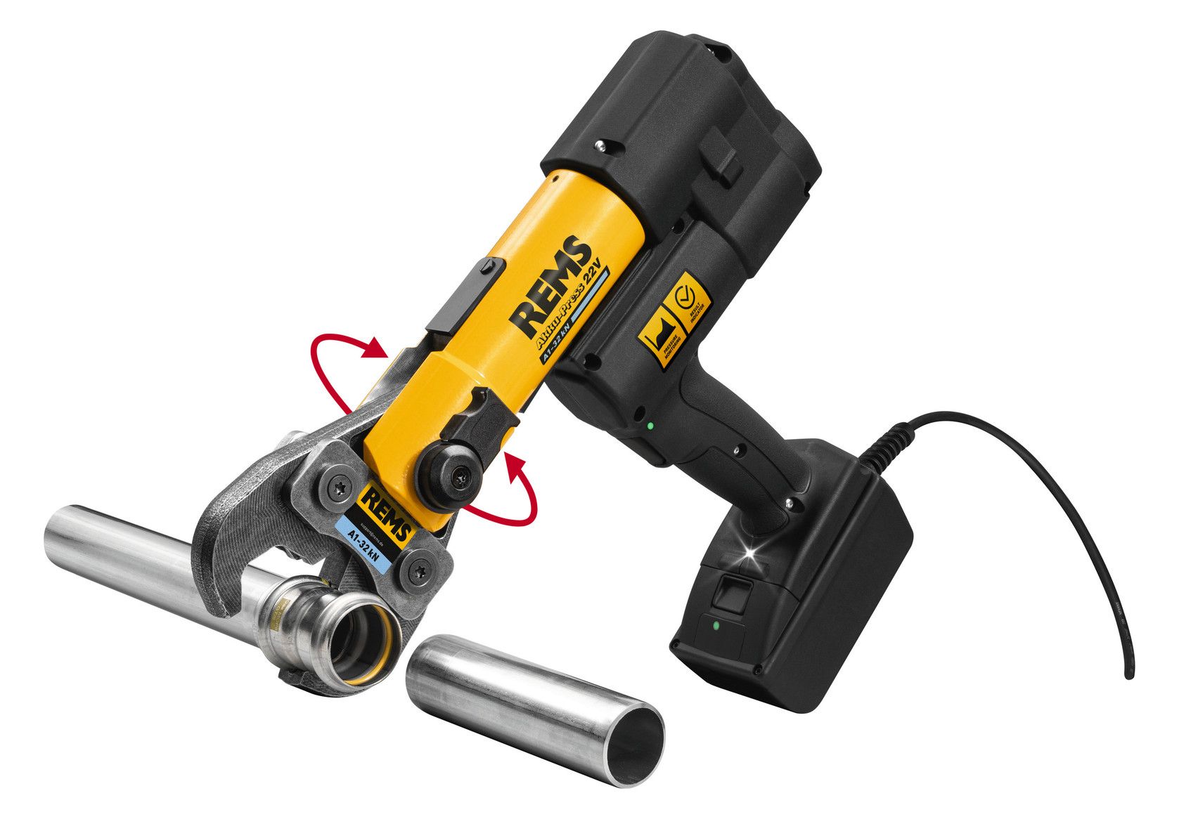 REMS Akku-Hybrid-Radialpresse im Koffer