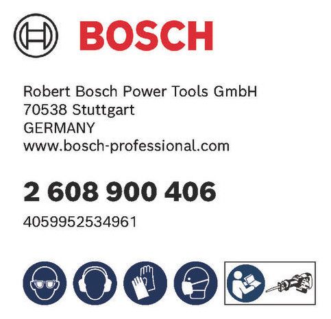 BOSCH Säbelsägeblatt, (VE: 1 Stück)