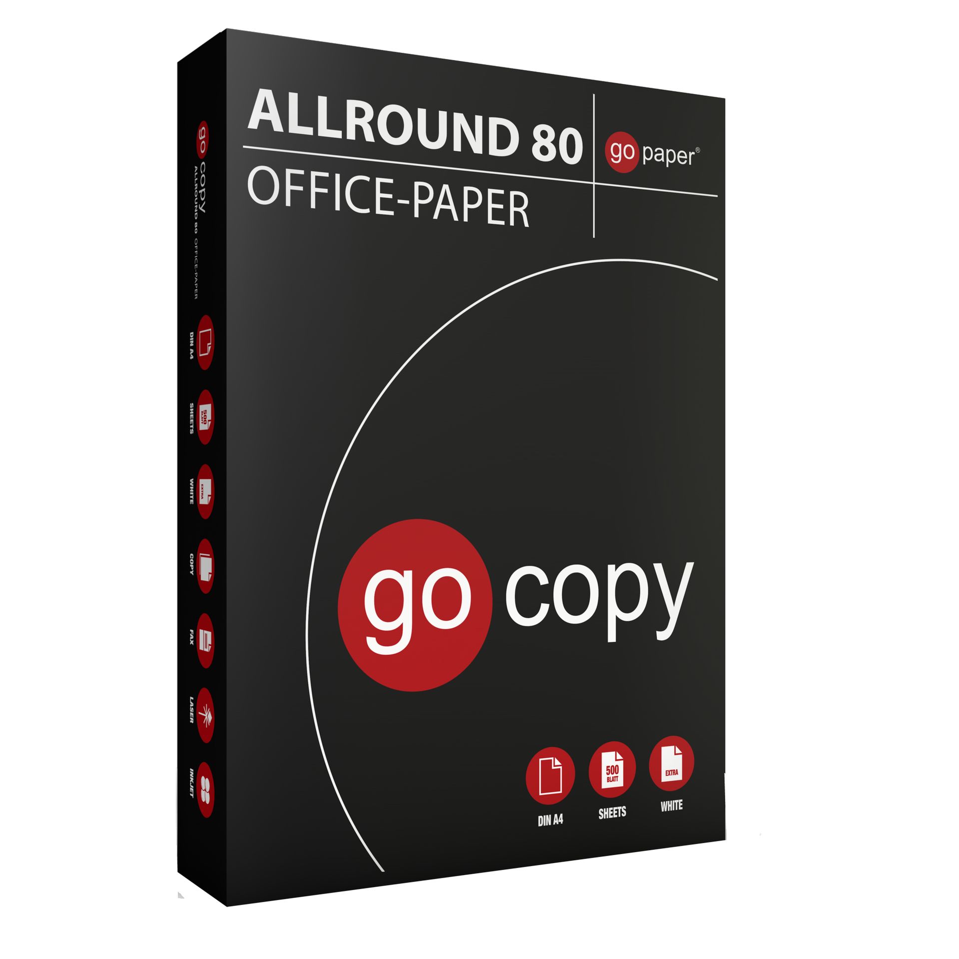 Kopierpapier allround80 A4 75g ws 500Bl.