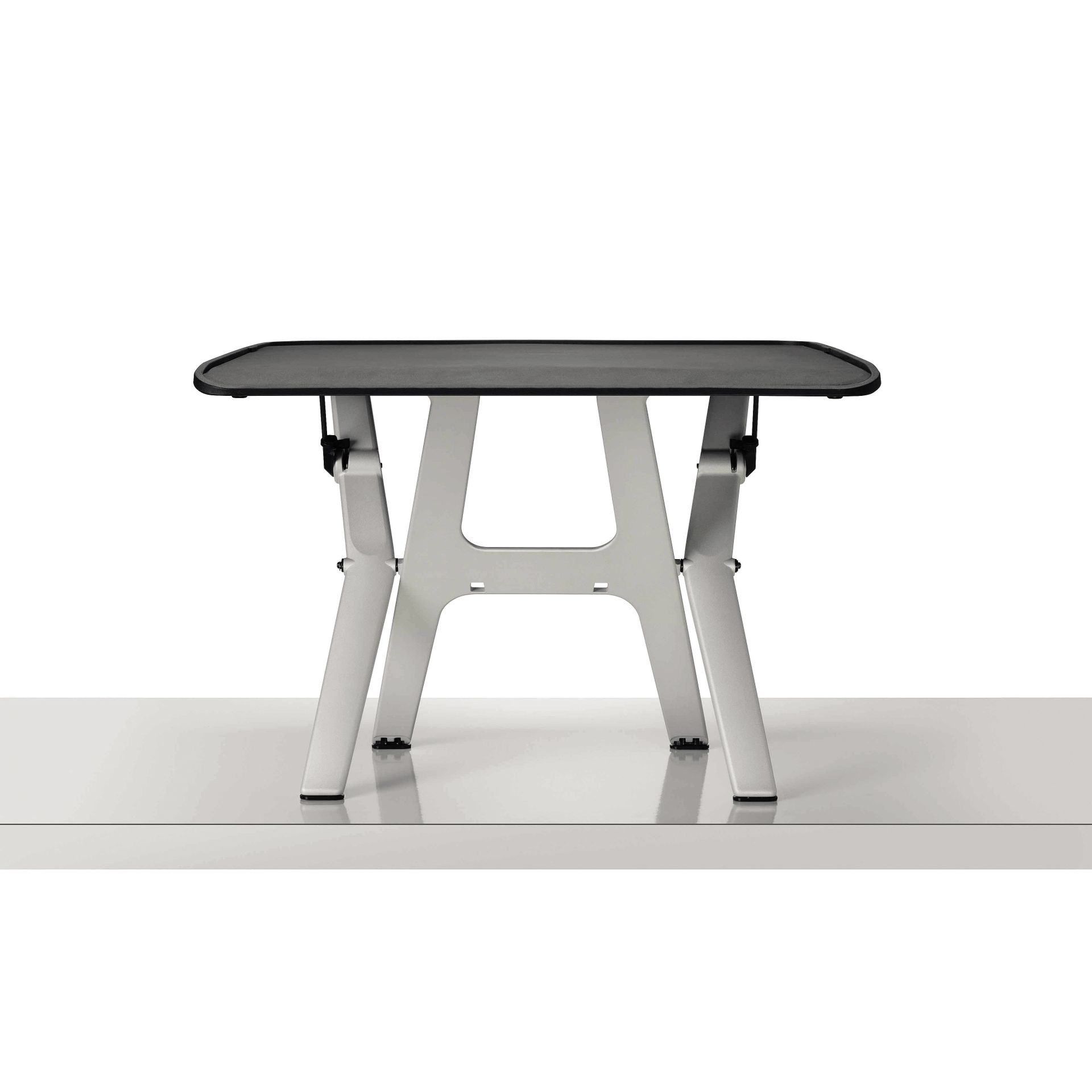 Sitz-Steharbeitplatz 65x2,6-43,6x57,2cm sw