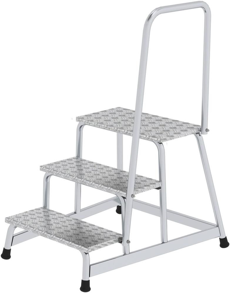 Alu-Arbeitspodest mit Handlauf, starr