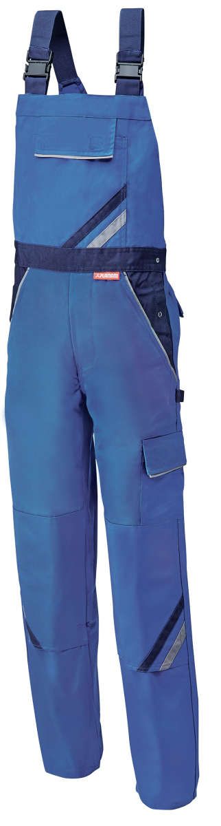 Latzhose Highline, Gr.54,kornblau/marine PLANAM