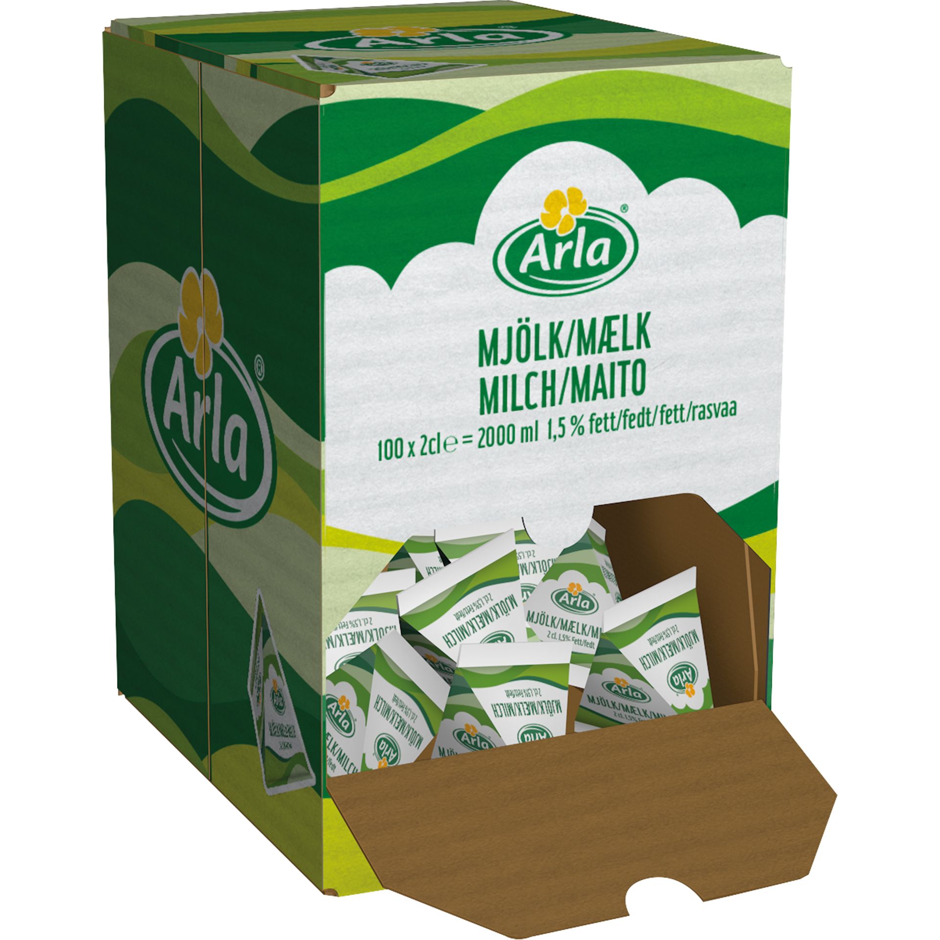 H-Milch 1,5Prozent 20ml 100 St./Pack.