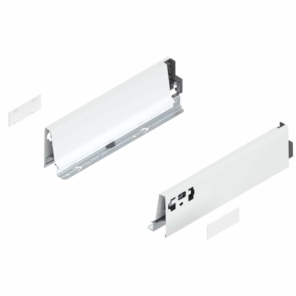 TANDEMBOX Zarge, Höhe M (83.6 mm), NL=300 mm, links/rechts, für TANDEMBOX intivo/antaro , seidenweiß