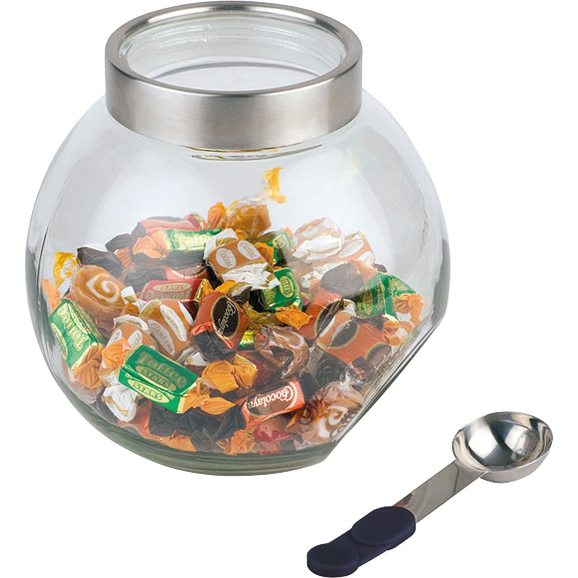 Vorratsdose Durchmesser 20cm 3l Glas +Löffel