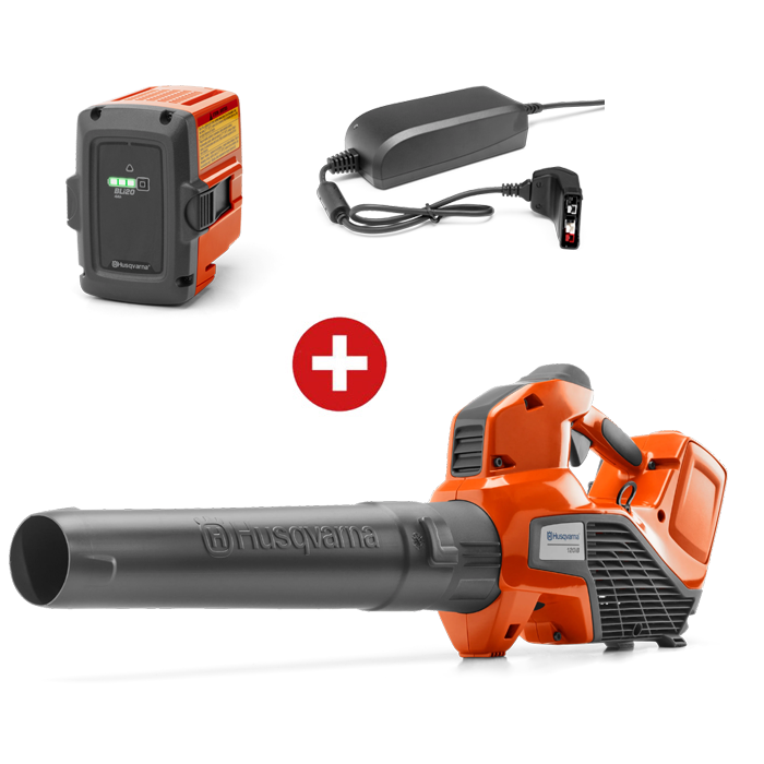 Husqvarna Akku Laubbläser 120iB +BLi20/QC80