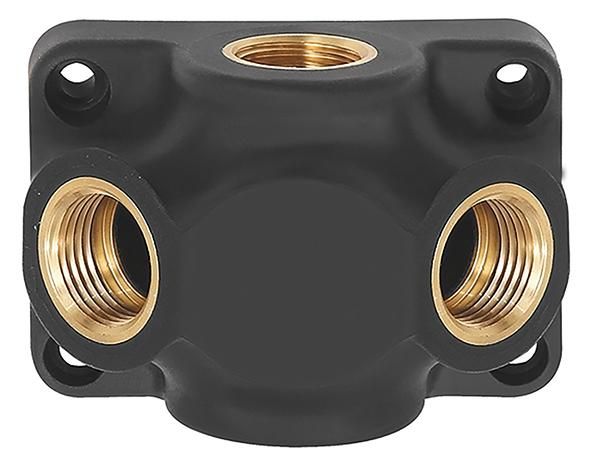 Endverteilerdose Kunststoff, Innengewinde 1xG1/2" zu 2xG1/2" RIEGLER