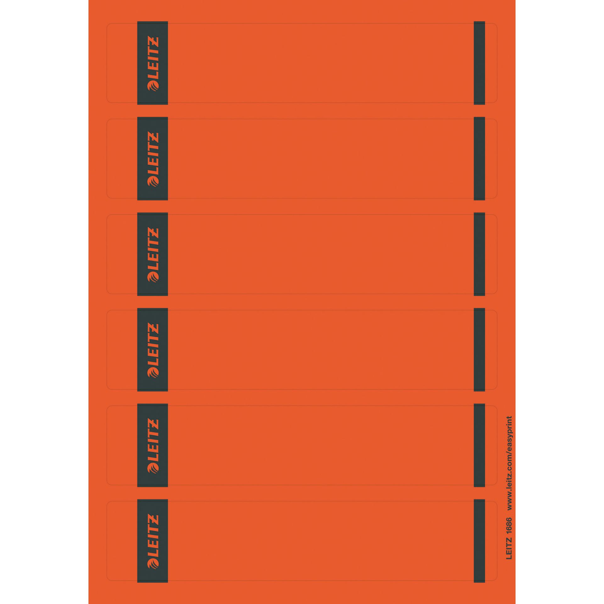 Ordneretikett kurz/schmal Papier rt 150 St./Pack.