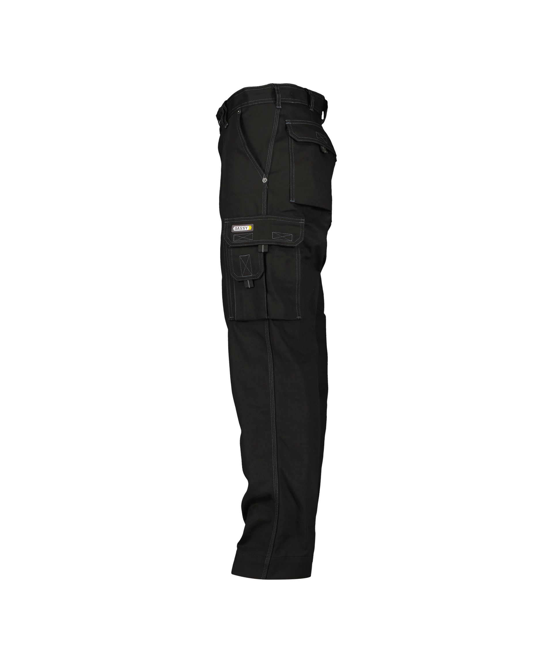 DASSY® Kingston - Canvas Arbeitshose - schwarz, Gr. 62