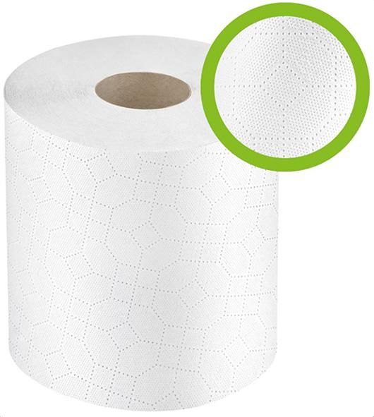 ELOclean Comfort Handtuchrolle weiß Zellstoff, 2-lagig 19,0x22,0cm / 140,0m