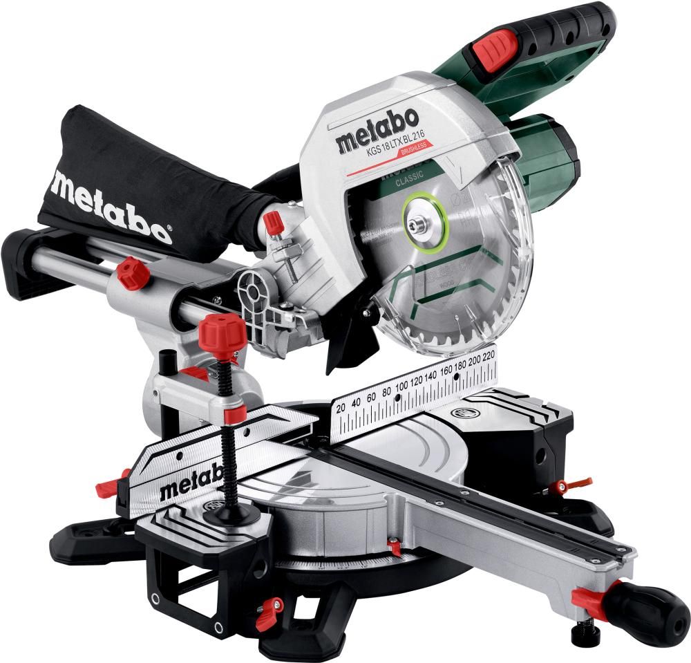 Akku-Kappsäge KGS 18 LTX BL 216 Metabo 1x18,0 V 4,0 Ah Ladegerät ASC 55 Karton