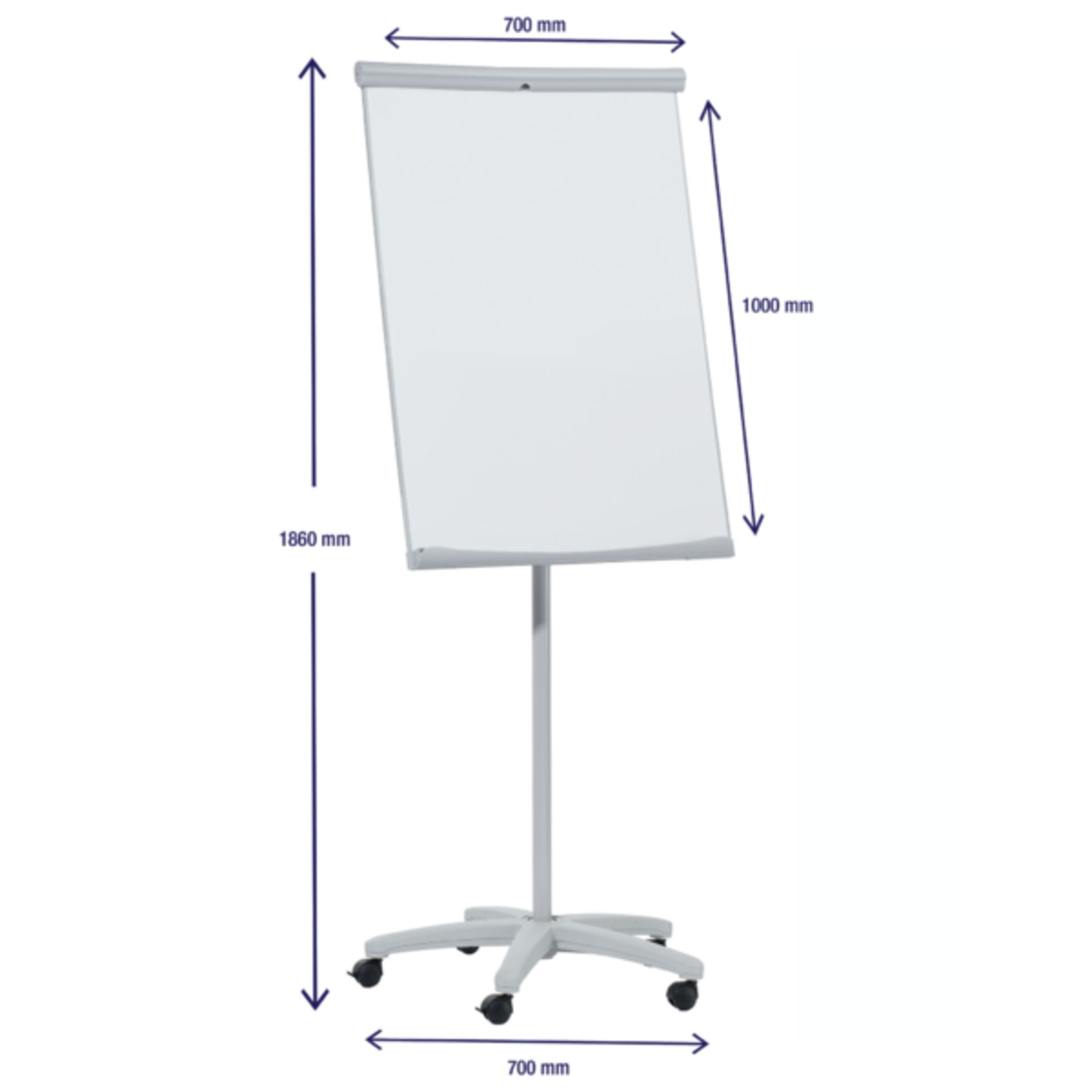 Flipchart U-Act! Line Mobil 70x100cm weiß