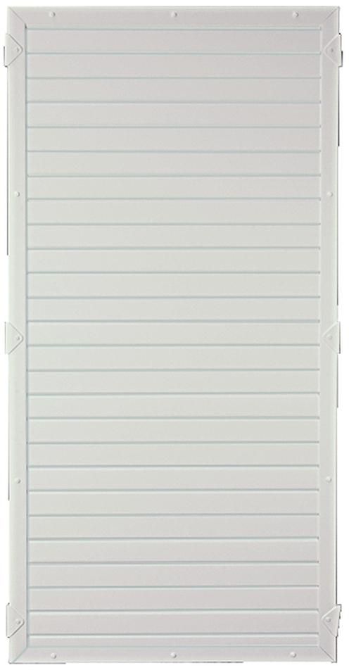 LIGHTLINE KS-Zaunelement 90 x 180 cm Füllung / Rahmen WEISS