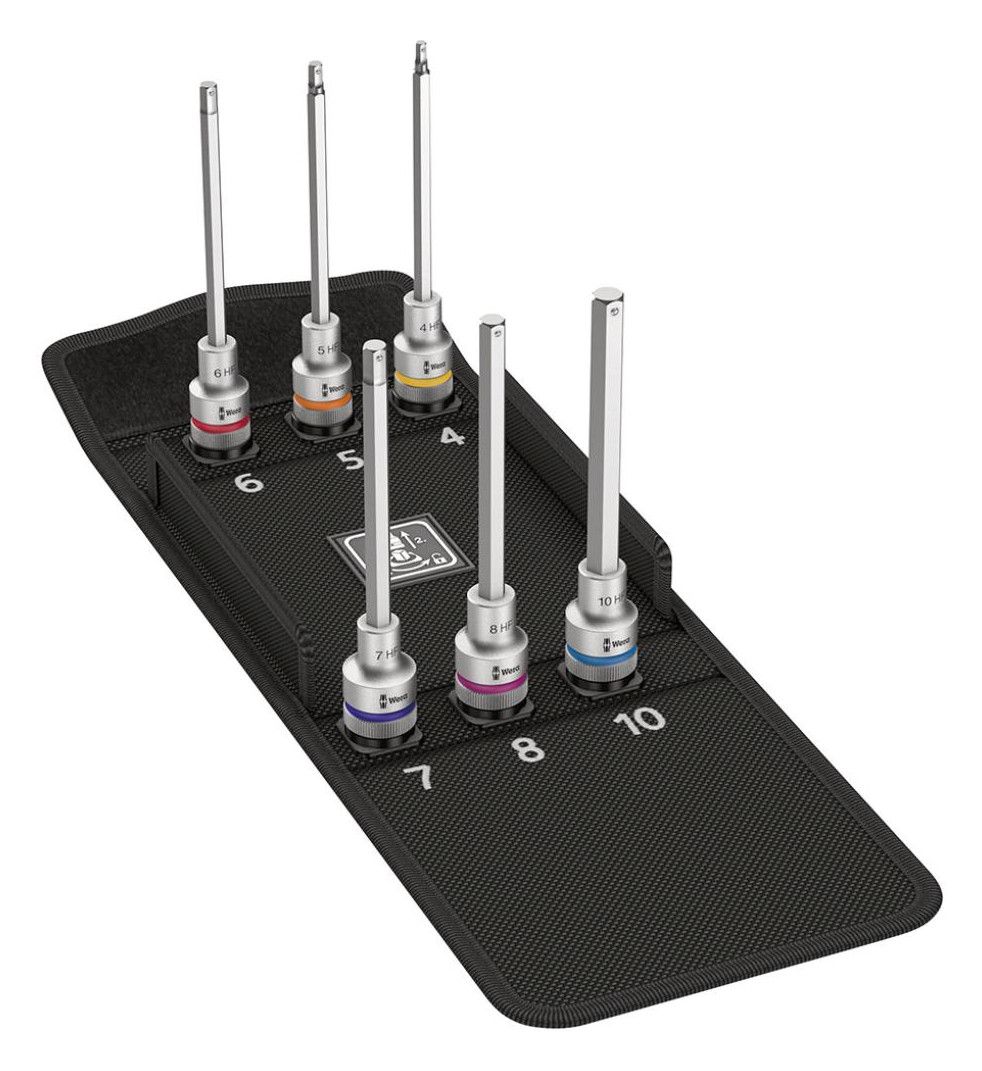 WERA Schraubendrehereinsatzsatz, 1/2"