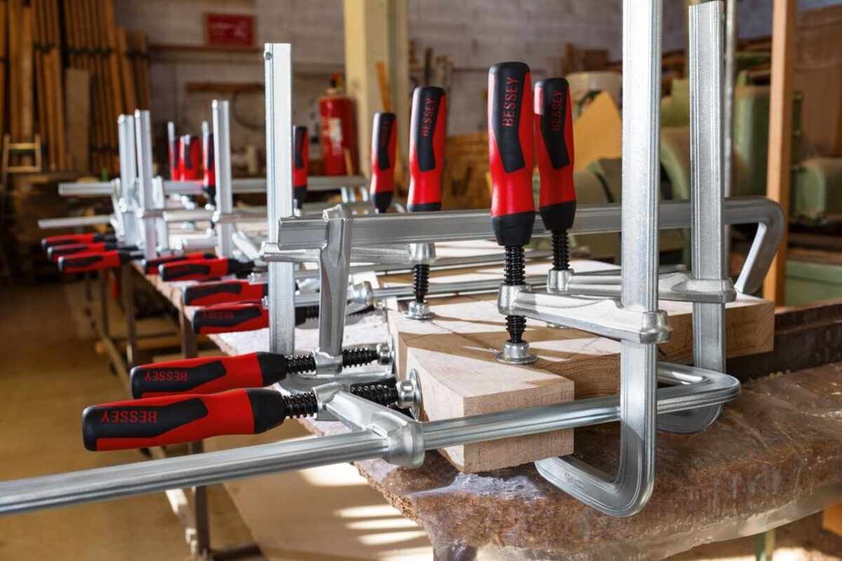 Original BESSEY Ganzstahl-Schraubzwinge GZ mit 2-Komponenten-Kunststoffgriff