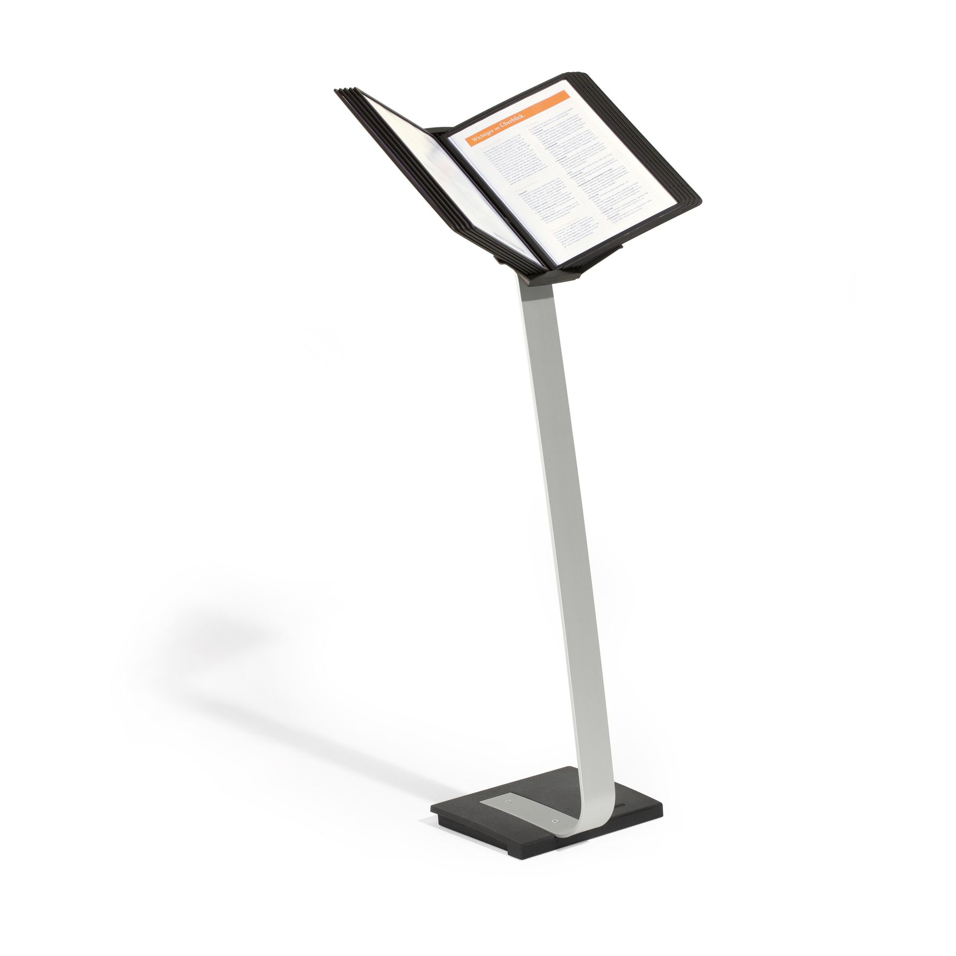 Sichttafelständer SHERPA STAND 10 DIN A4 schwarz
