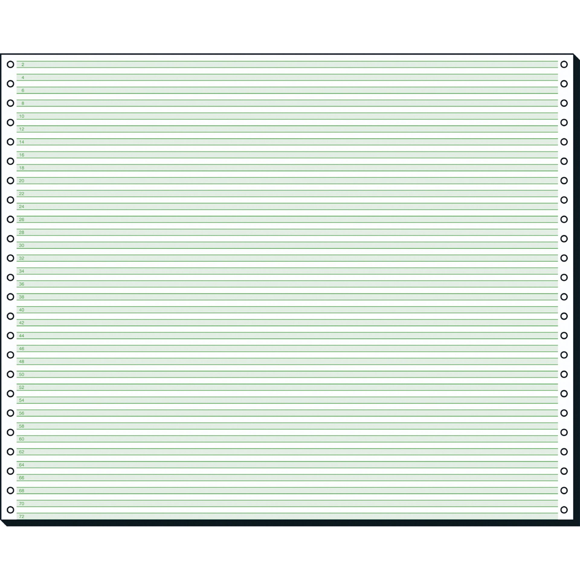 Computerpapier 375mmx12Zoll 2.000 Bl./Pack.