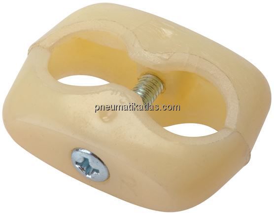 Doppelschlauchklemme für Gas-/ Sauerstoffschlauch 13mm