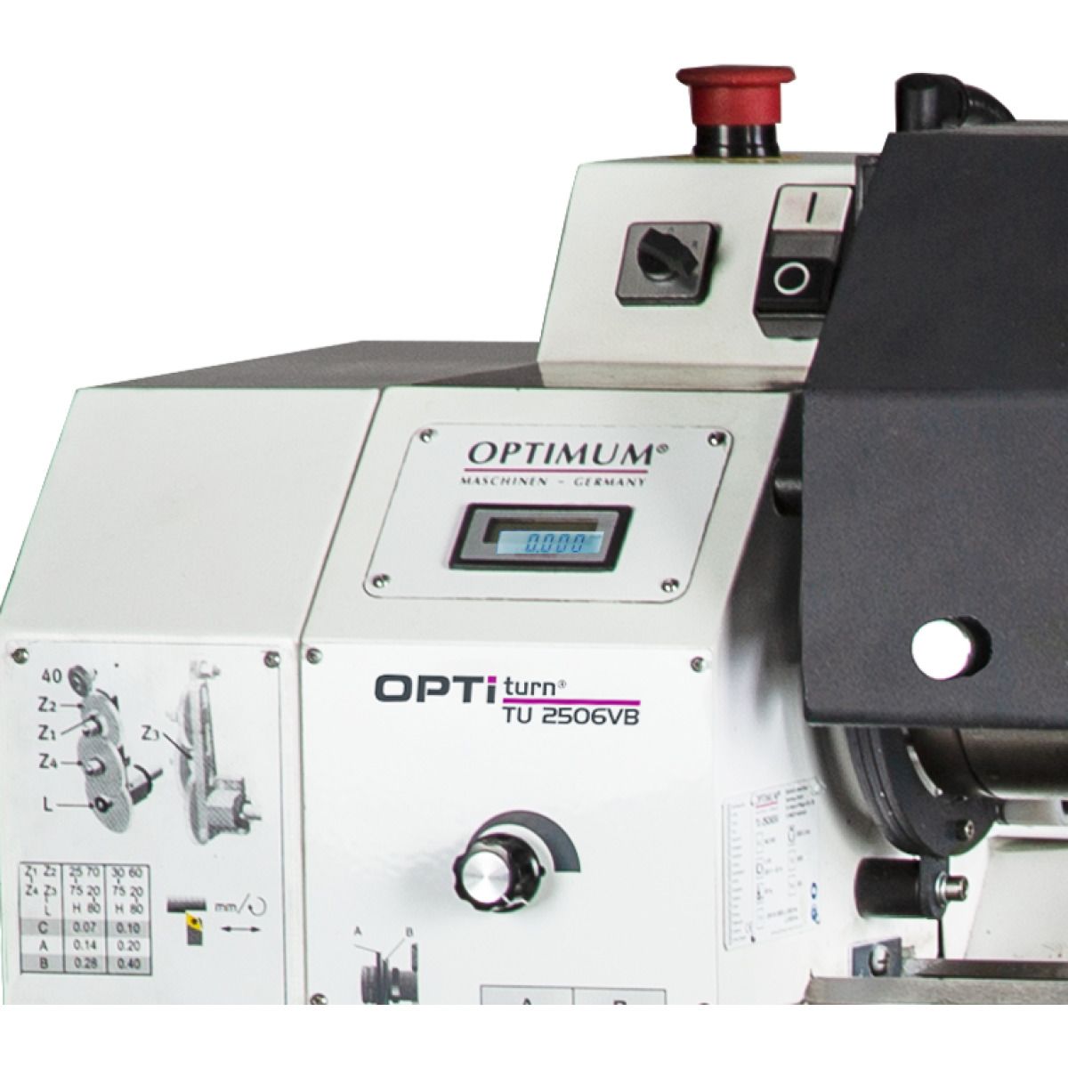 Leitspindeldrehmaschine Optimum OPTIturn TU 2506VB