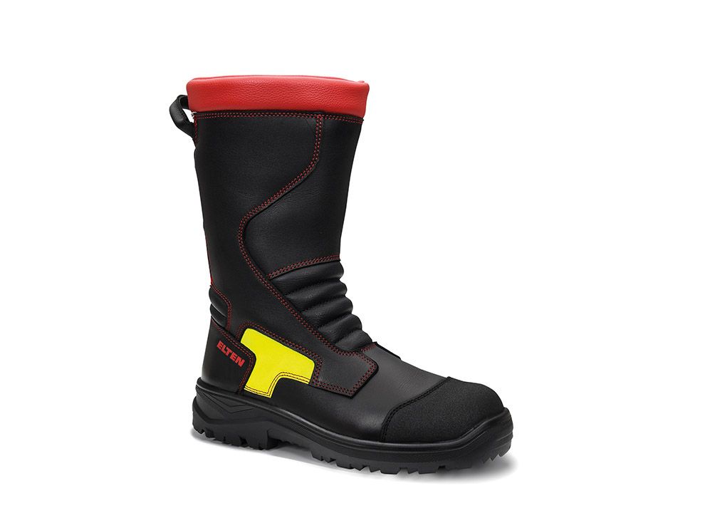 ELTEN Feuerwehrschlupfstiefel CLAY F2A Stiefel (High) ESD, Schwarz, Gr. 42