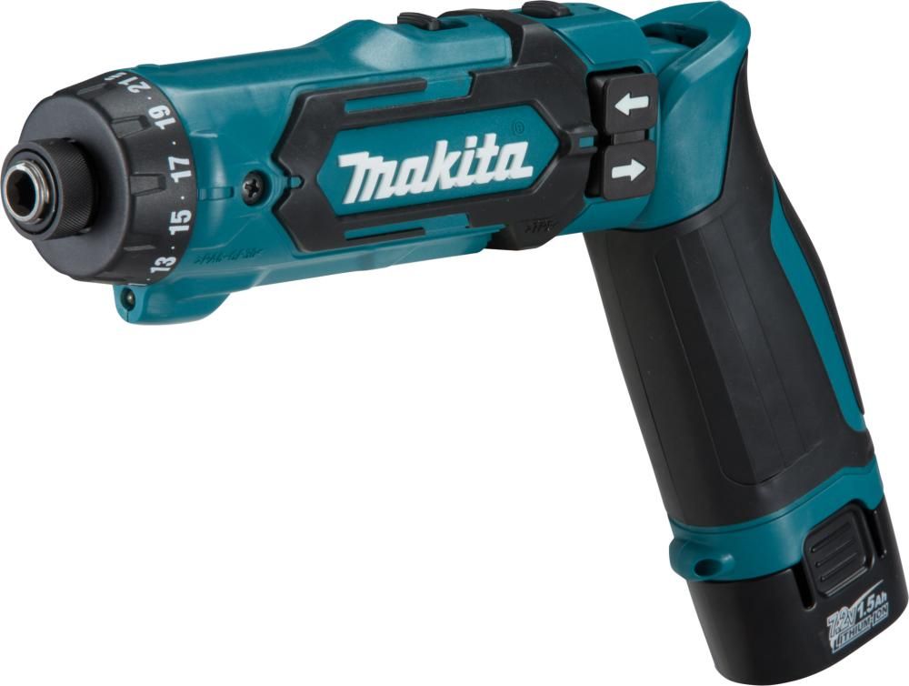 Akku-Knickschrauber DF012DSE Makita 1x7,2V 1,5 Ah Ladegerät DC07SA Koffer