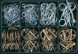 E-NORM Montagekoffer 24 Klappsplint,Federstecker