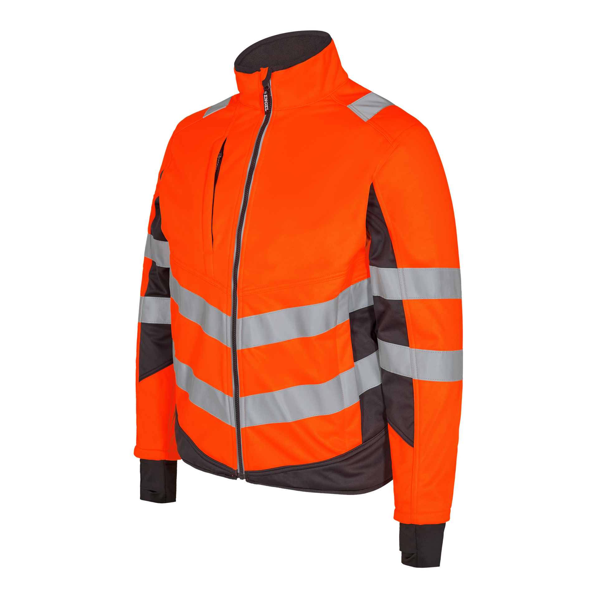 Safety Softshelljacke Orange/Anthrazit Grau, Gr. XS