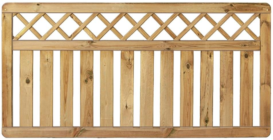 KAMPEN-Serie Senkrecht Rahmen 45/70 mm, kdi grünLatten 16/90 mm, glatt Ranki 180 x 90 cm