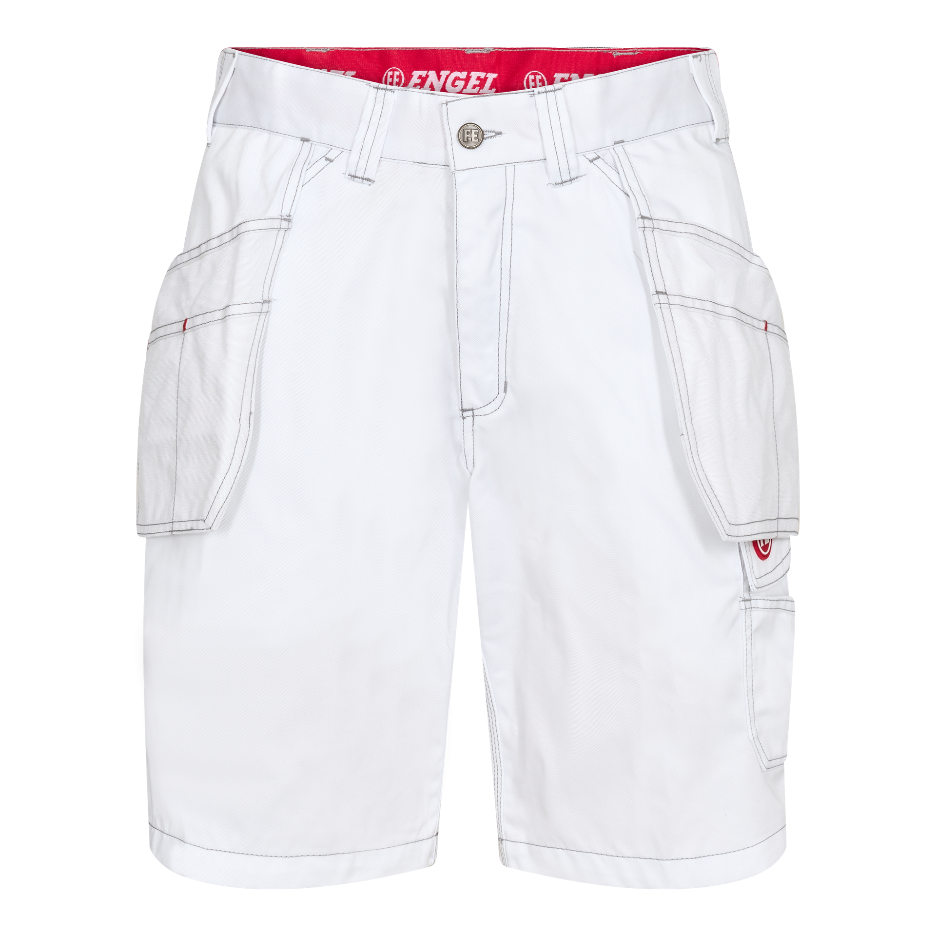 Combat Arbeitsshorts mit Holstertaschen Weiss, Gr. 42