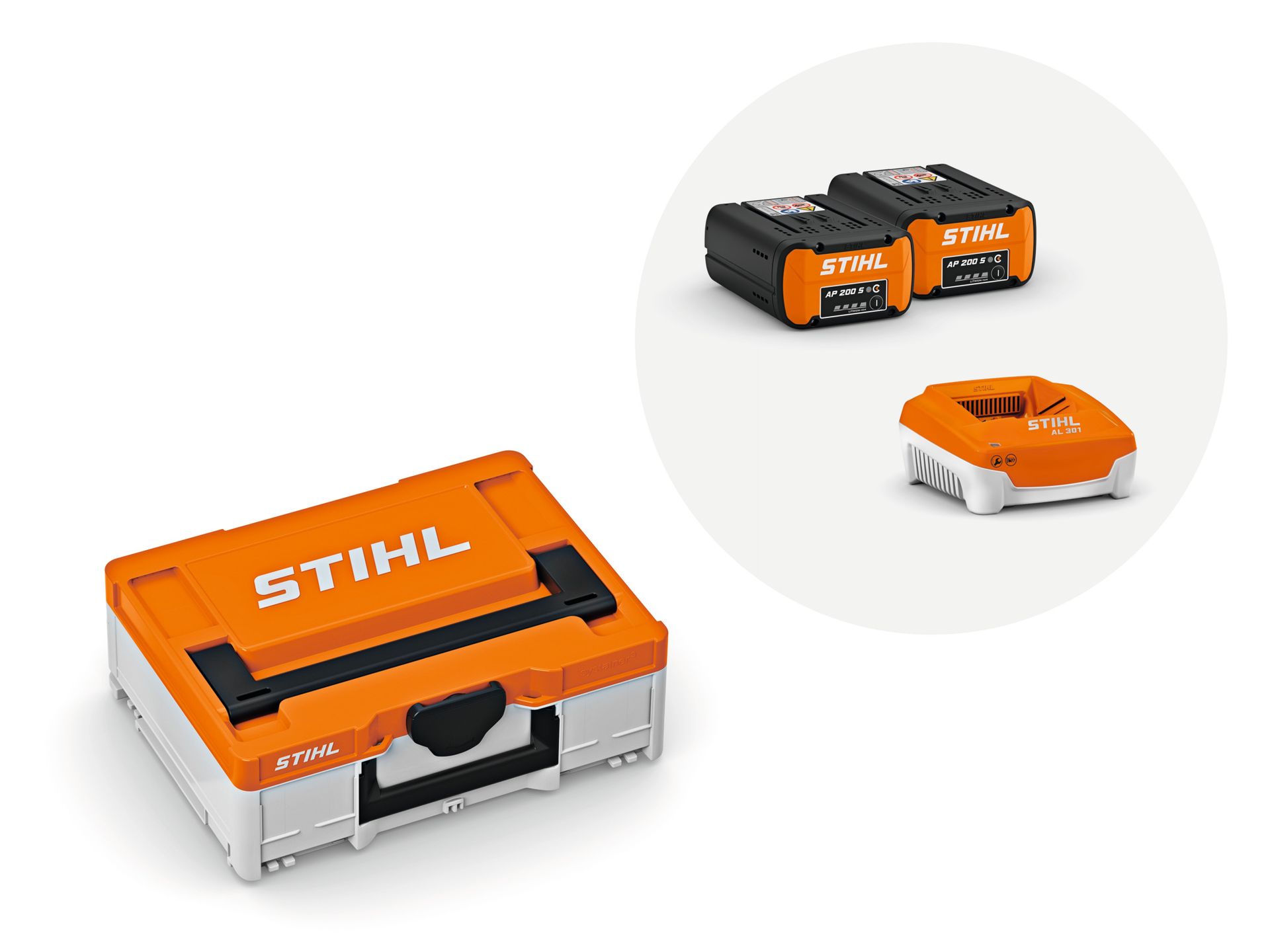 STIHL Power-Box 1, 2x AP 200 S + AL 301