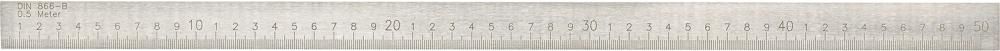 Arbeitsmaßstab Form B 500x25x5mm FORMAT
