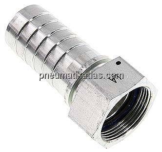 Schlauchtülle, DIN EN 14423 G 1-1/2"-38x54mm, Stahl verzinkt
