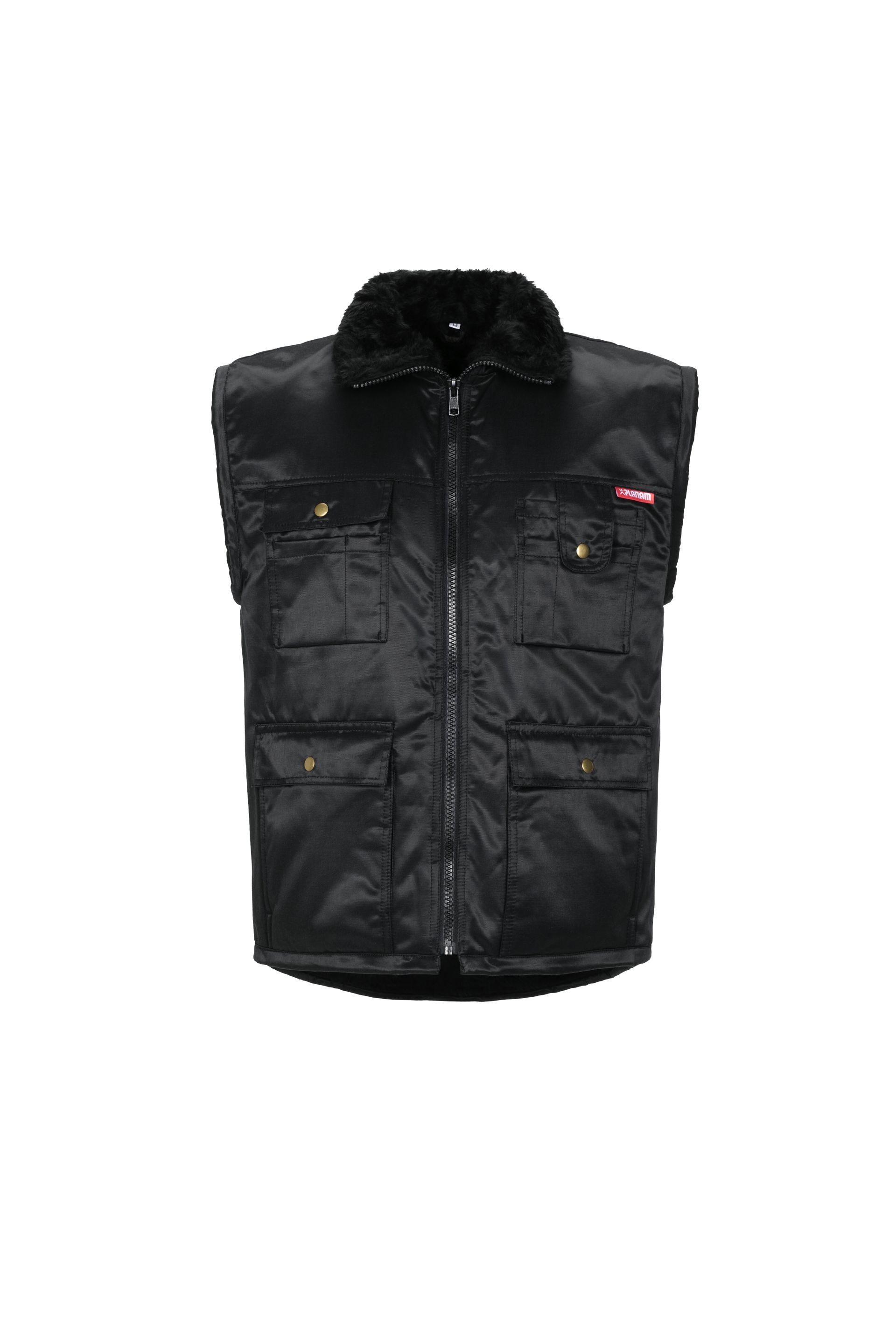 Planam Gletscher Piloten Weste Outdoor schwarz Gr. S
