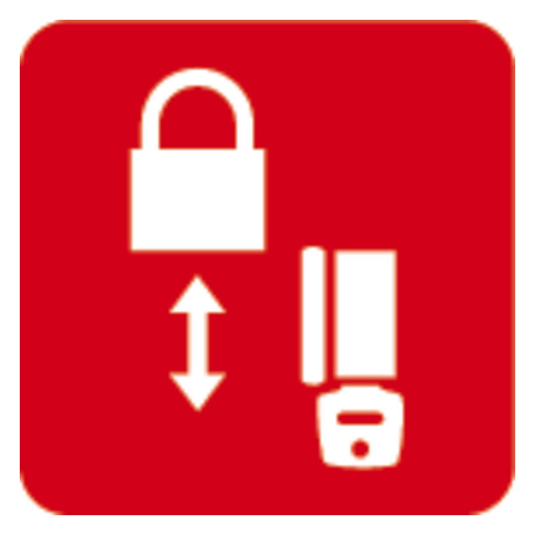 ABUS Vorhangschloss "72/40", LoveLock 1