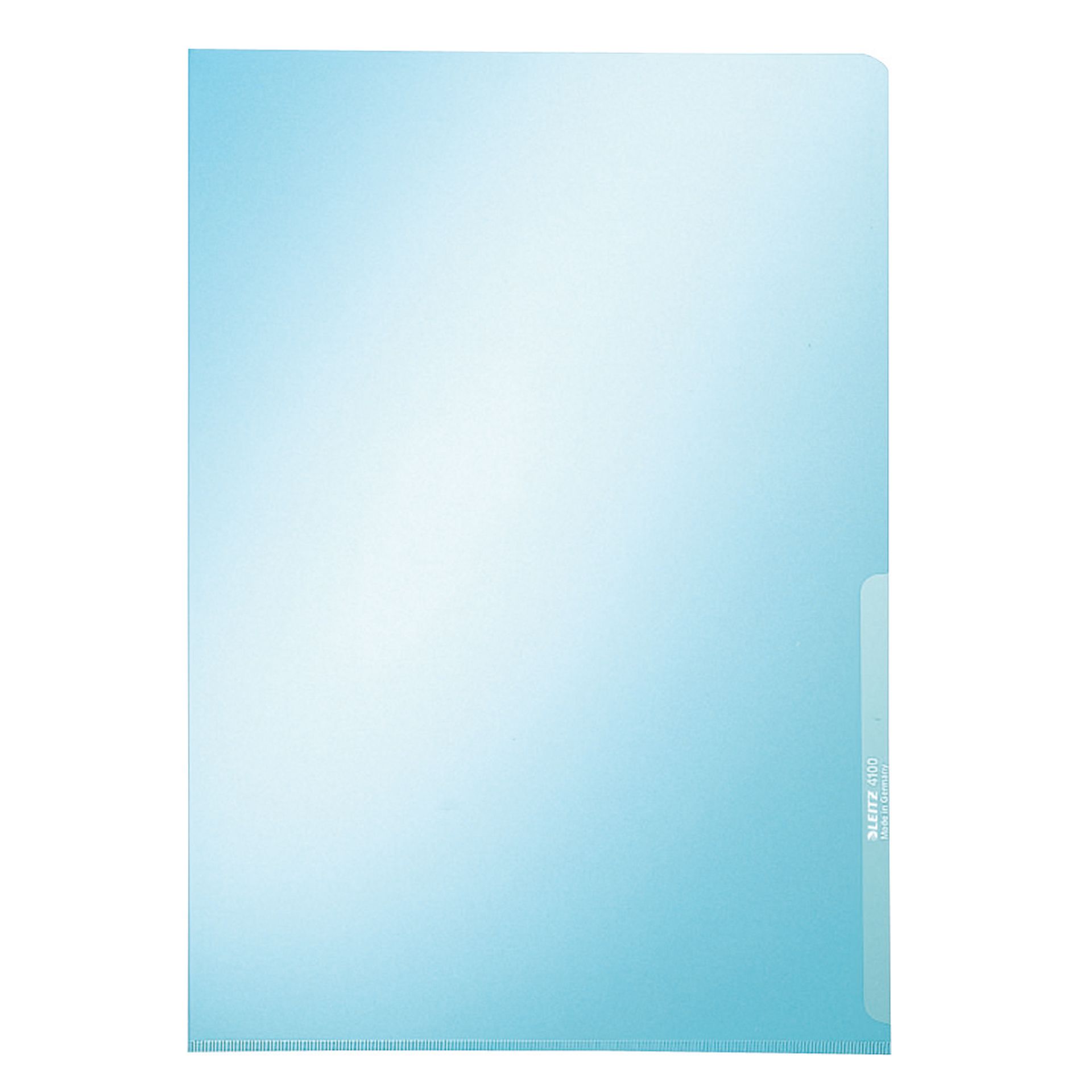 Sichthülle Premium A4 0,15mm PVC blau 100 St./Pack.