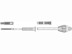 ART 88695 FISCHER Abstandsmontagesystem Thermax 10/200 M 10 gal Zn S