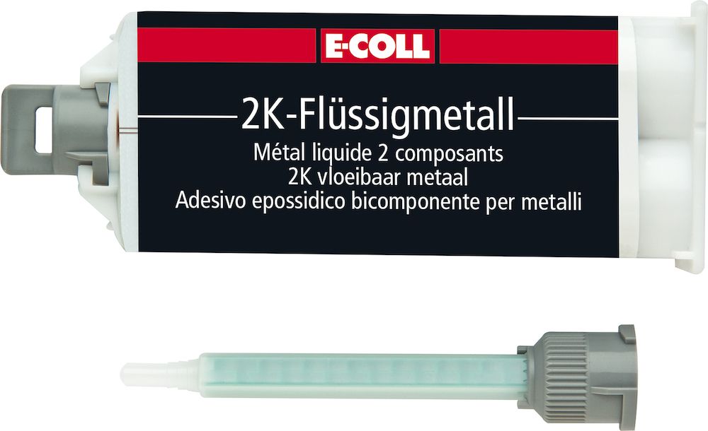 E-Coll 2K-flüssig-Metall, 50 ml/Kartusche