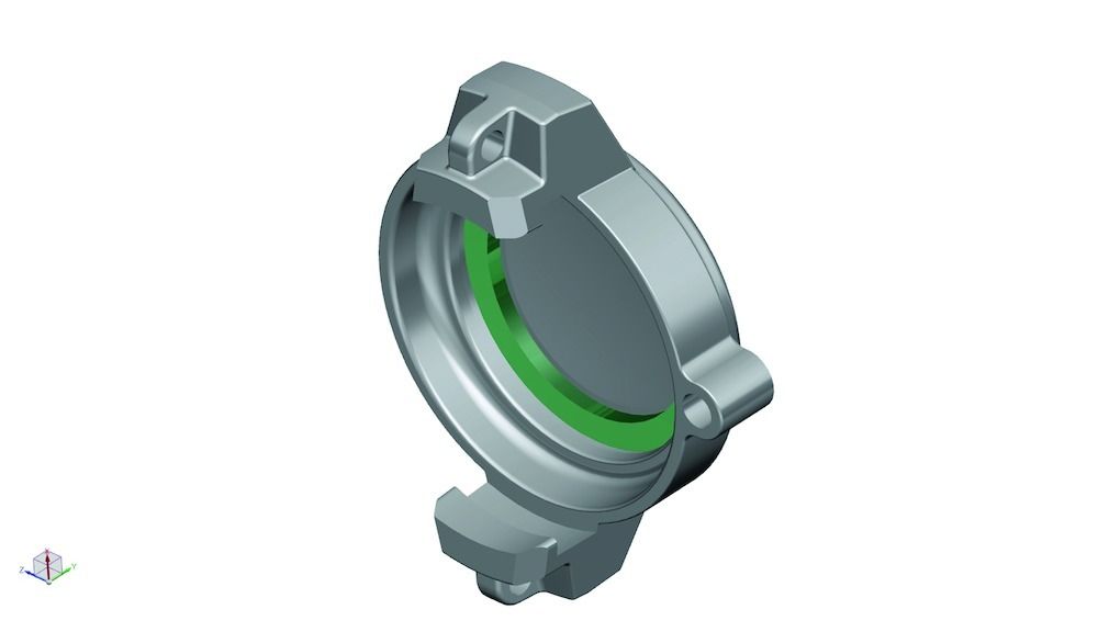 TW-Kappen MB 100 4", Edelstahl mit Dichtung