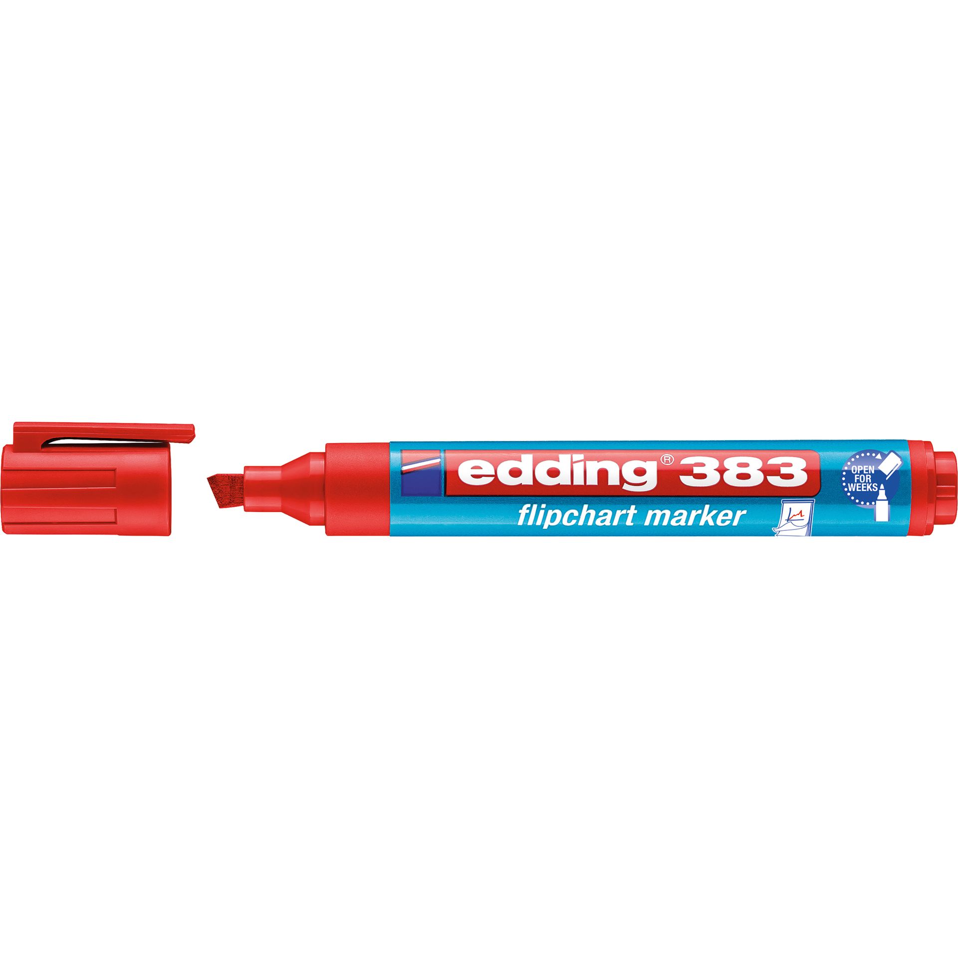 Flipchartmarker 383 1-5mm Keilspitze rot
